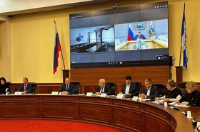 Совещание. Фото пресс-службы правительства Иркутской области