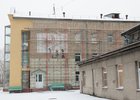 Стена копуса с художетсвенной росписью. Фото пресс-службы Ивано-Матренинской детской больницы