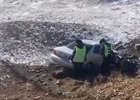 Место ДТП. Скриншот видео пресс-службы ГУ МВД России по Иркутской области