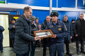 Открытие пожарной части в Грановщине. Фото Александра Новикова