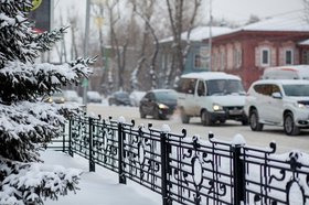 Снег в Иркутске. Фото Маргариты Романовой из архива IRK.ru