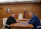 Ирек Файзуллин, Игорь Кобзев. Фото пресс-службы правительства Иркутской области