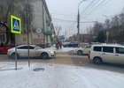Место ДТП. Фото пресс-службы Госавтоинспекции Иркутска