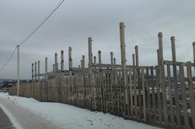 Заброшенный объект незавершенного строительства в Балаганске. Фото пресс-службы прокуратуры Иркутской области