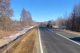 Дорога. Фото пресс-службы правительства региона