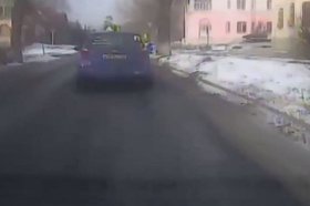 Погоня. Скриншот видео пресс-службы ГУ МВД России по Иркутской области