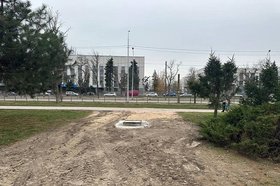 Место, где установят бюст Эдуарда Дьяконова. Фото пресс-службы правительства Иркутской области