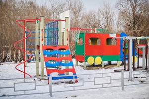 В частном секторе детские площадки особенно нужны