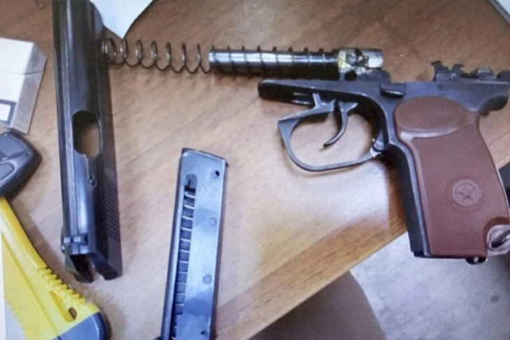 Оружие. Фото пресс-службы ГУ МВД России по Иркутской области