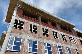 Строительная площадка школы на Багратиона в мае 2023 года. Фото IRK.ru