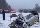 Авария. Скриншот видео пресс-службы ГУ МВД России по Иркутской области