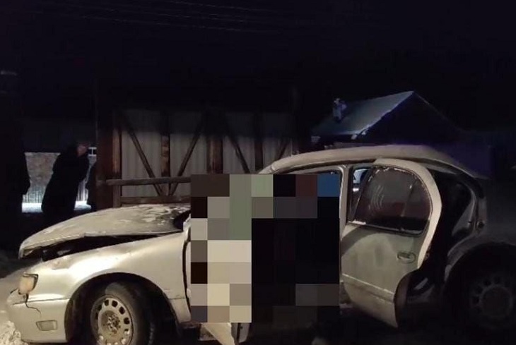 ДТП в Боханском районе. Скриншот видео ГУ МВД России по Иркутской области