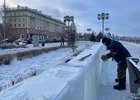 Лед для скульптур. Фото пресс-службы администрации Иркутска