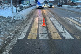 Место ДТП. Фото пресс-службы ГУ МВД России по Иркутской области