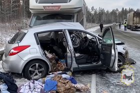 Авария в Тайшетском районе. Скриншот видео ГУ МВД России по Иркутской области