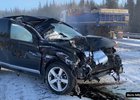 ДТП с Mitsubishi Outlander и КамАЗом. Фото пресс-службы ГУ МВД России по Иркутской области