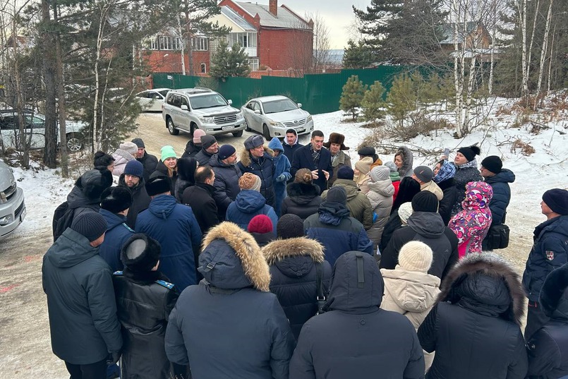 Встреча с жителями микрорайона Ново-Иркутский Марковского МО