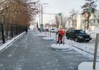 Уборка снега. Фото пресс-службы администрации Иркутска