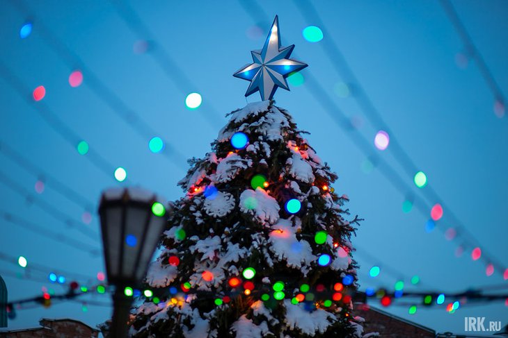 Новогодний Иркутск. Фото IRK.ru