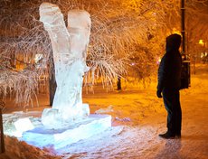 Соревнование скульпторов было одной из составляющих проекта Ледовый город «Счастье чистой воды».
