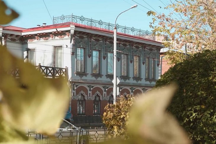 Дом Бревнова в Иркутске. Скриншот видео