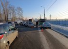 Место ДТП. Фото пресс-службы Госавтоинспекции Иркутска