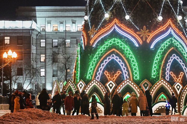 Предновогодний Иркутск. Фото Маргариты Романовой, IRK.ru