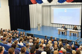Встреча с жителями Маркова. Фото пресс-службы правительства региона