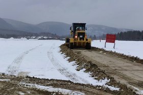 Строительство аэропорта в Бойдайбо. Фото пресс-службы правительства региона