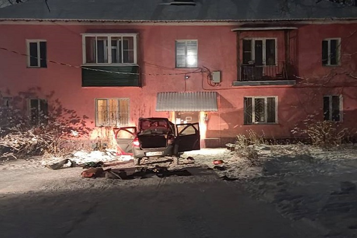 Место ДТП. Фото пресс-службы ГУ МВД России по Иркутской области
