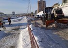 Очистка улиц от снега. Фото пресс-службы администрации Иркутска