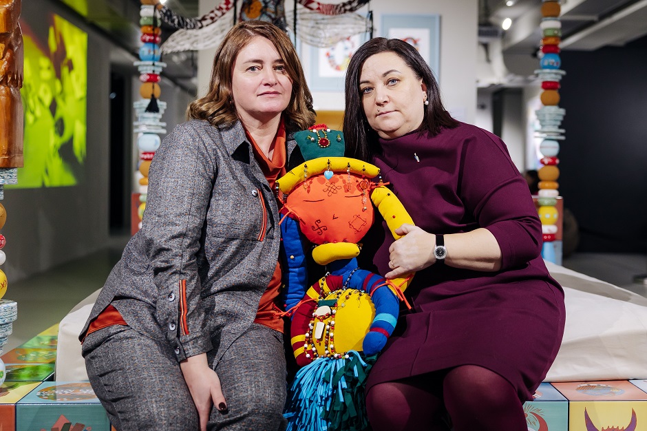 Педагоги дополнительного образования «Точки будущего» Оксана Романюк и Ольга Васильева