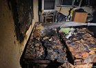 Сгоревшая квартира. Фото пресс-службы ГУ МЧС России по Иркутской области