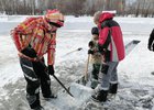 Строительство иордани. Фото из телеграм-канала прихода Александро-Невского храма