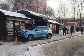 Место ДТП. Фото пресс-службы Госавтоинспекции Иркутска