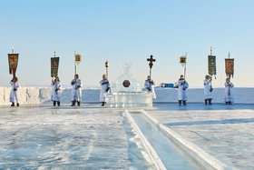 Крещение. Фото Маргариты Романовой, IRK.ru