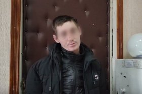 Задержанный мужчина. Скриншот видео пресс-службы ГУ МВД России по Иркутской области