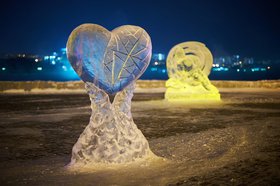 Ледяные скульптуры в Иркутске. Фото Маргариты Романовой, IRK.ru