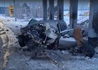Авария в Черемховском районе. Скриншот видео ГУ МВД России по Иркутской области