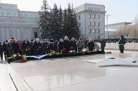 Митинг. Фото пресс-службы правительства Иркутской области