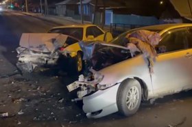 Место аварии. Скриншот видео пресс-службы ГУ МВД России по Иркутской области