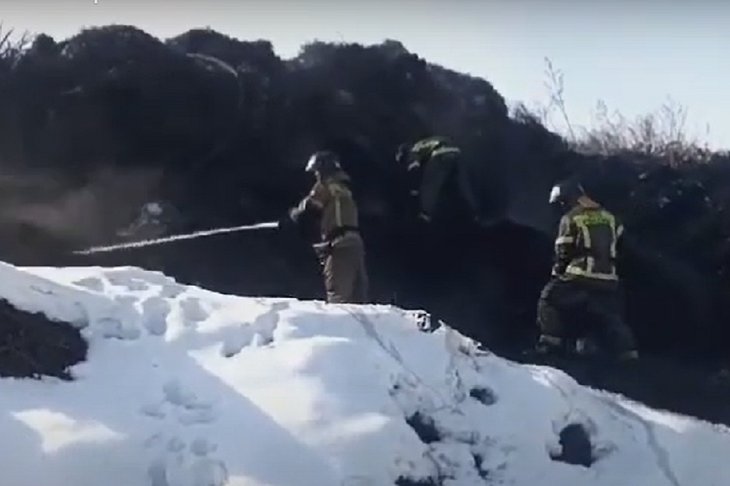 Скриншот видео пресс-службы ГУ МЧС России по Иркутской области