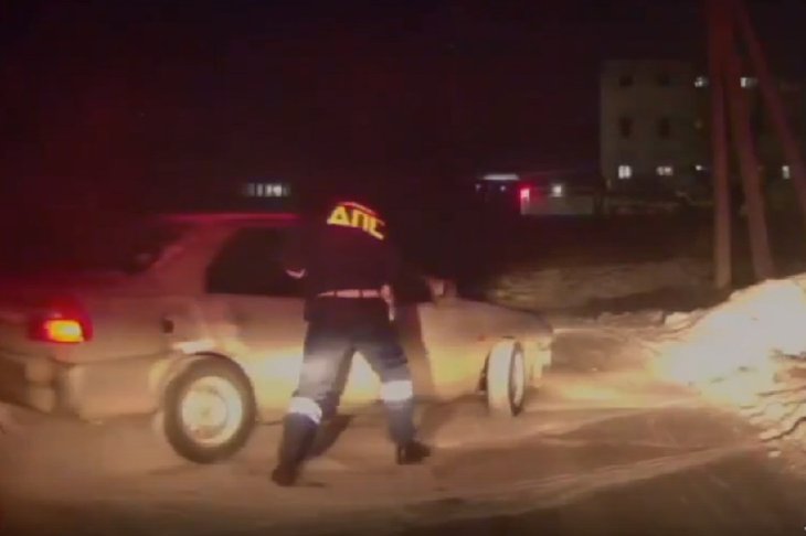 Скриншот видео пресс-службы ГУ МВД России по Иркутской области