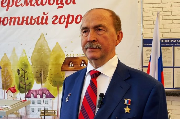 Александр Полещук. Скриншот видео из телеграм-канала мэра Черемхово Вадима Семенова