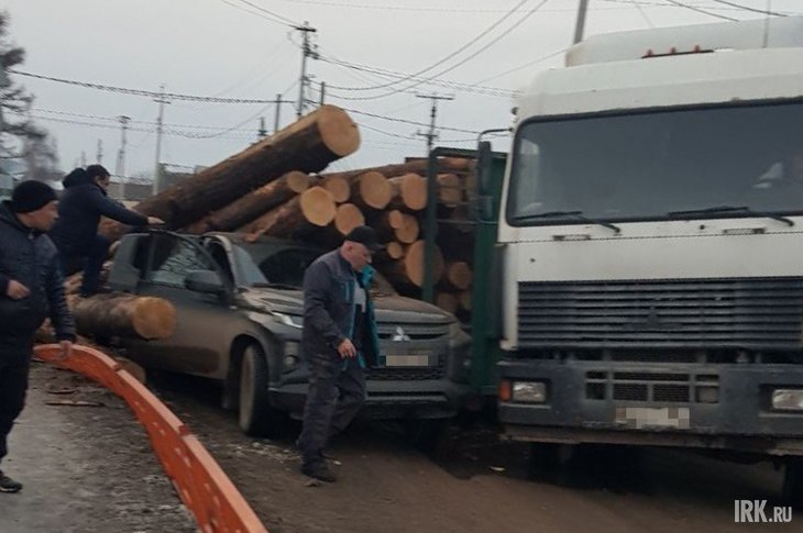 Авария в Качуге. Фото подписчика IRK.ru