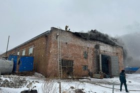 Пожар в Братске. Фото ГУ МЧС России по Иркутской области