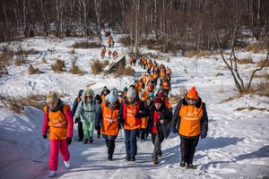 115 человек из Иркутска, Ангарска и Шелехова совершили ледовый переход