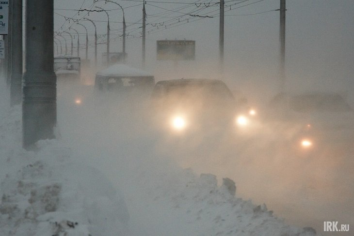 Метель. Фото Владимира Смирнова из архива IRK.ru