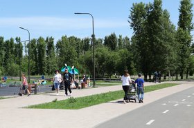Парк Комсомольский в июне прошлого года. Фото пресс-службы администрации Иркутска