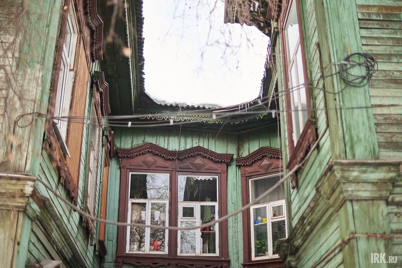 В центре Иркутска сохранились деревянные дома, возведенные в 19-20 веках
